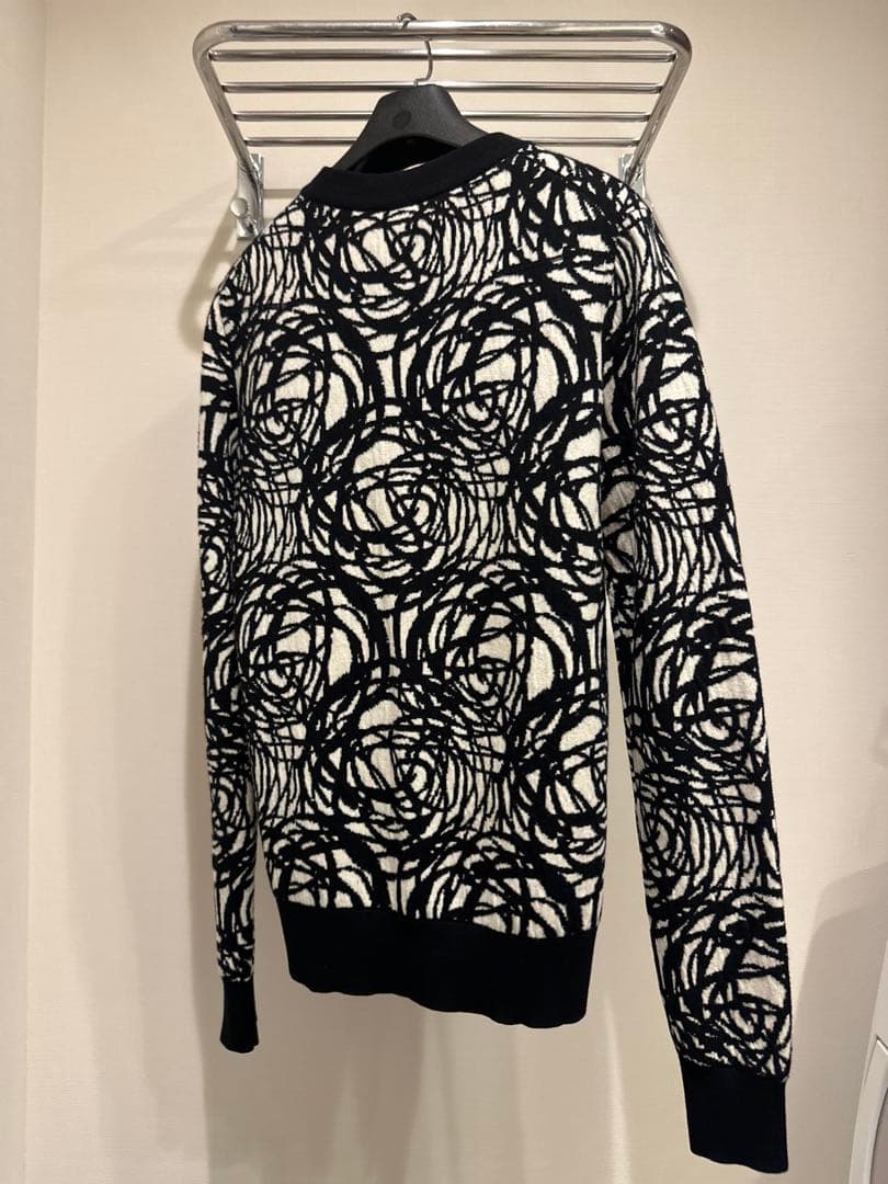 dior homme 15aw rose 薔薇　バラ　ニット　セーター