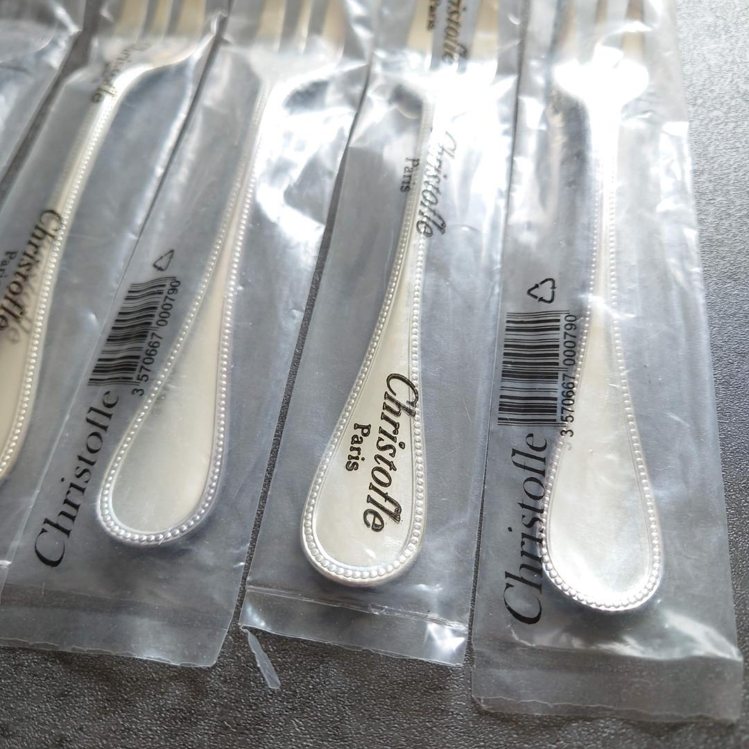 クリストフル パール ケーキフォーク 未開封 6点