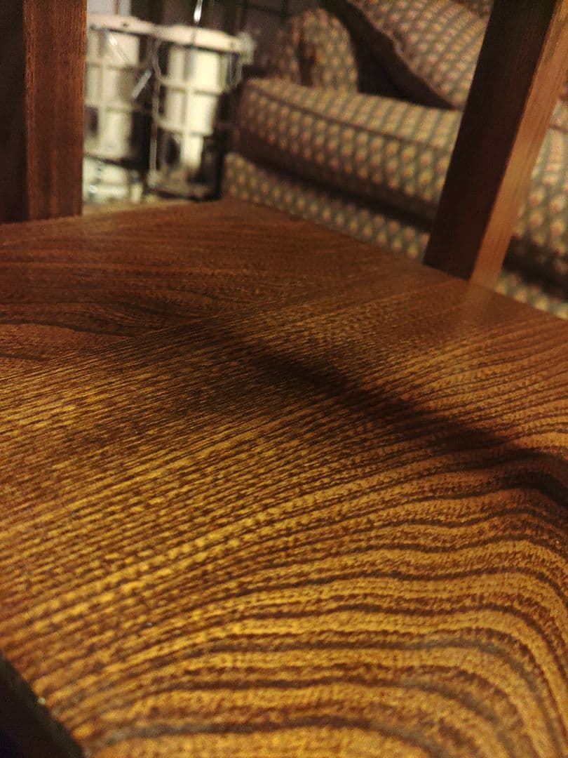 希少　ウッドラック　無垢　天然木　飾り台　飾り棚　サイドテーブル　花台　レトロ