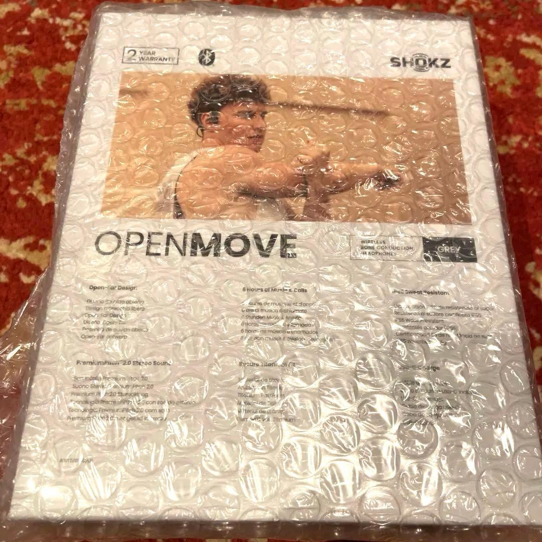 新品未開封 SHOKZ OpenMove 骨伝導イヤホン ワイヤレスイヤホン