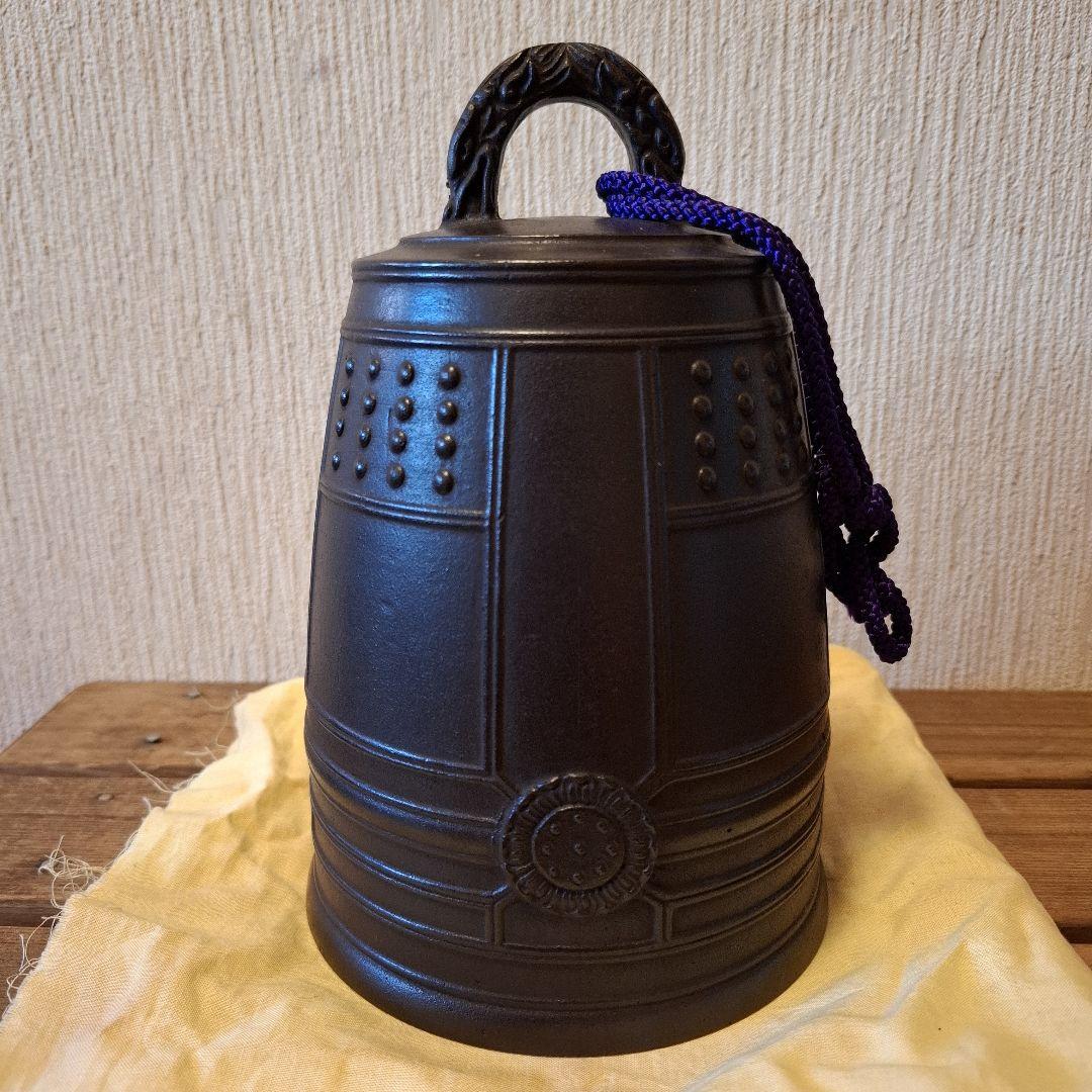 高岡銅器　彦兵衛 作　喚鐘（かんしょう）青銅製　茶道具　御茶会　夜咄道具