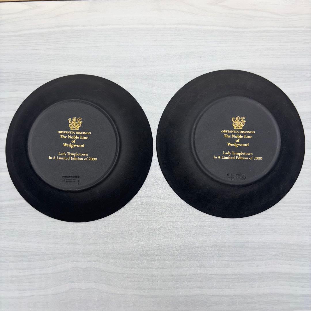 ウェッジウッド　レディーテンプルタウン　カップ　ソーサー　シリアル　限定
