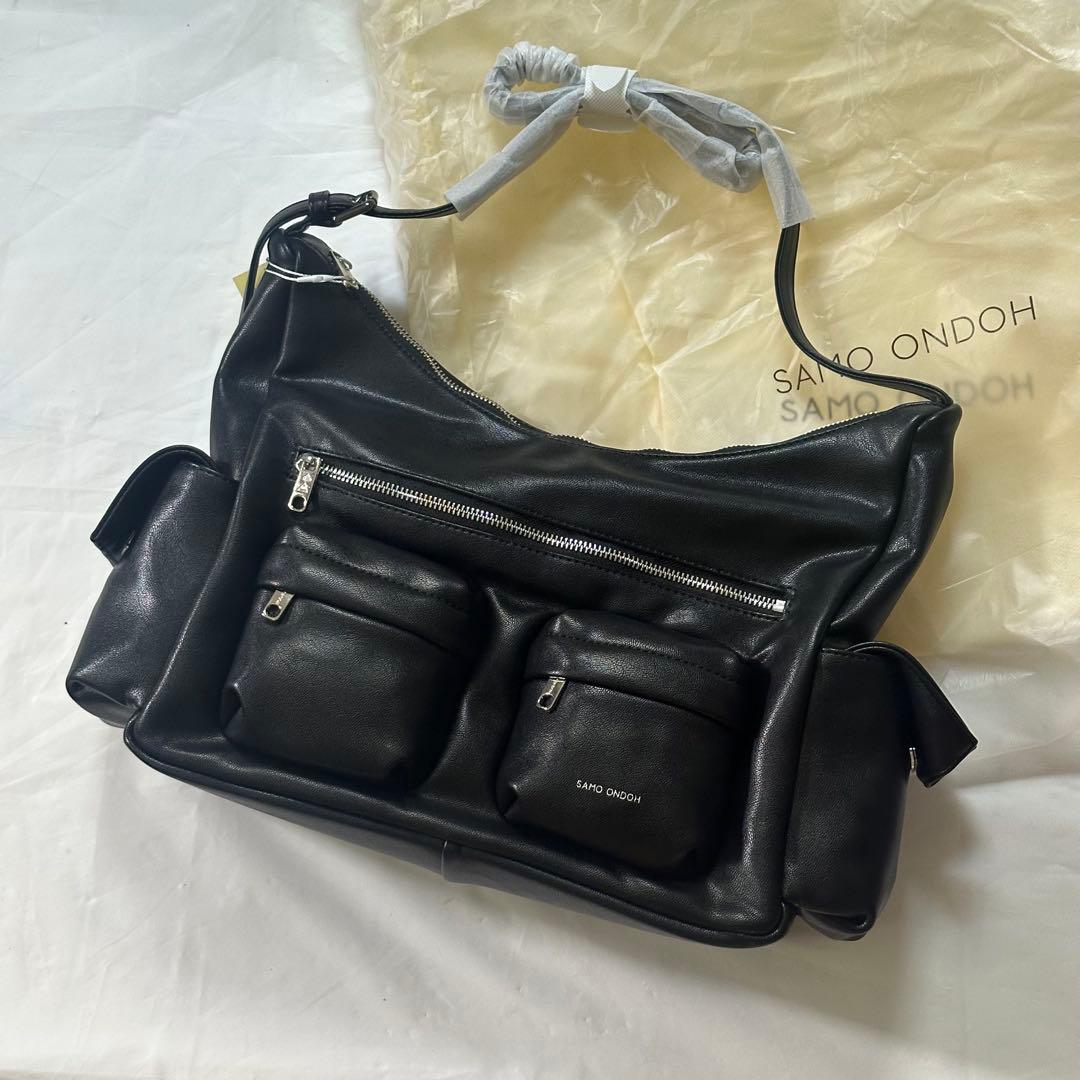SAMO ONDOH POCKET MUG BAG L セイモオンド ブラック