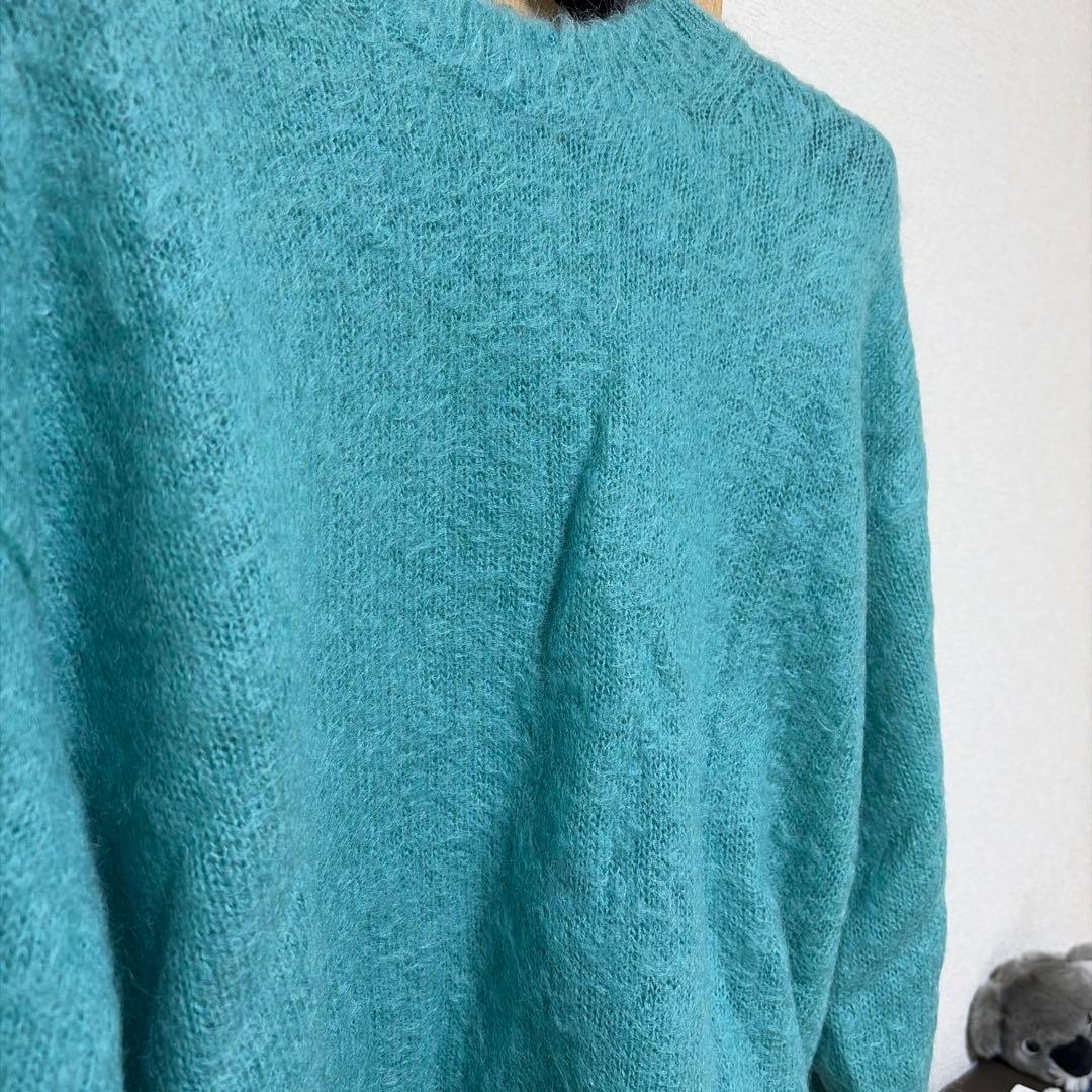 AURALEE 22AW モヘアニット　ブルー