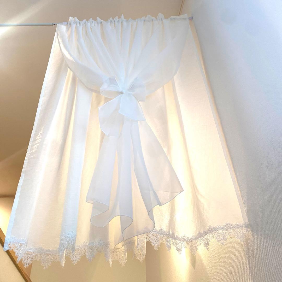 カフェカーテン✿❛りのまま❜レース✩.*˚ハンドメイド✿.*・♪