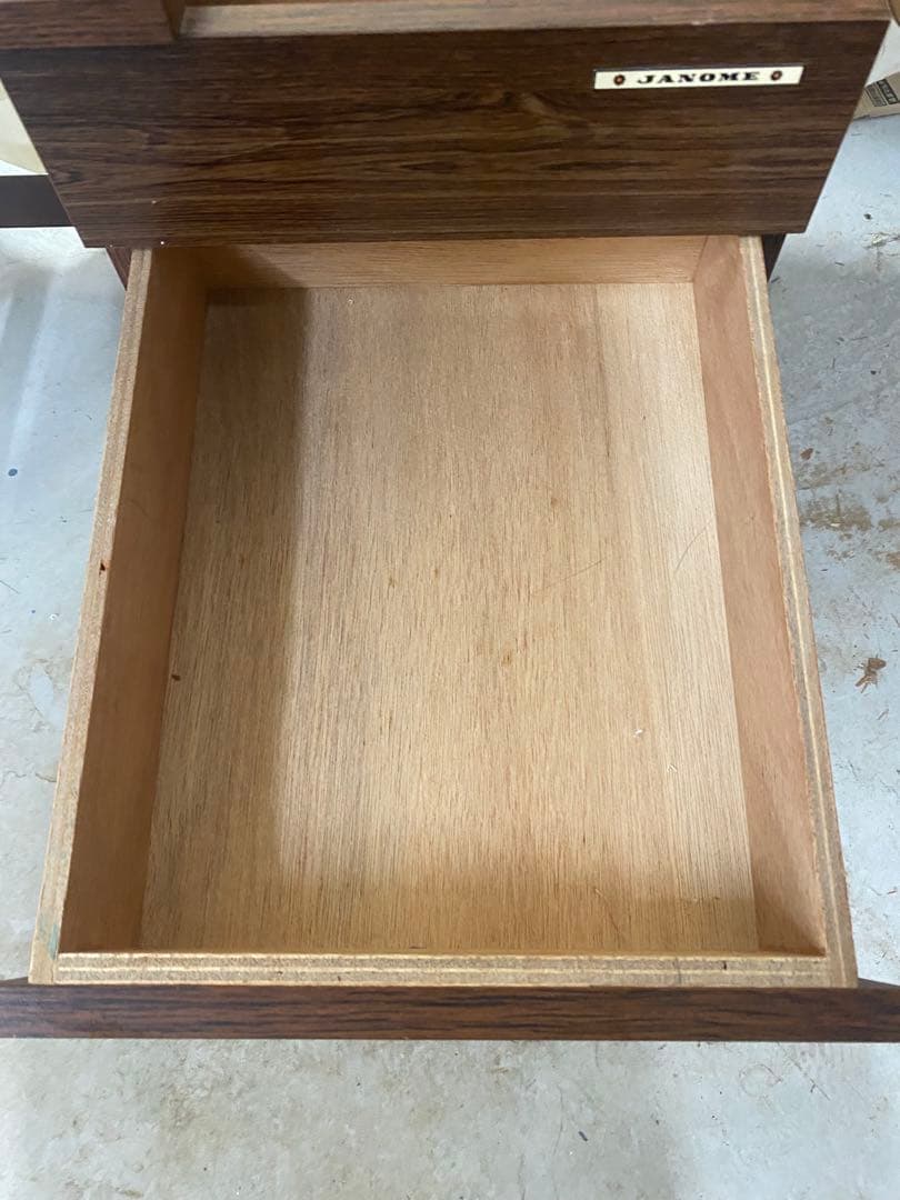 JANOME ジャノメ 折り畳み式 ミシン台 作業台 キャスター　コンセント