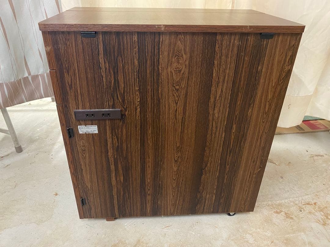 JANOME ジャノメ 折り畳み式 ミシン台 作業台 キャスター　コンセント