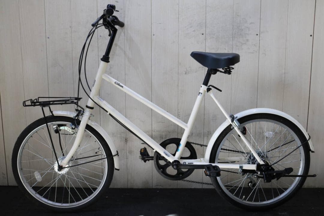 あさひ製CREAM 20型６速 420mm AUTO LED仕様minivelo