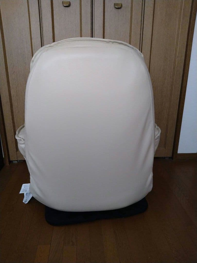 座椅子✿360°回転式クリーム色 リクライニングチェア ✿アームレスト式✿