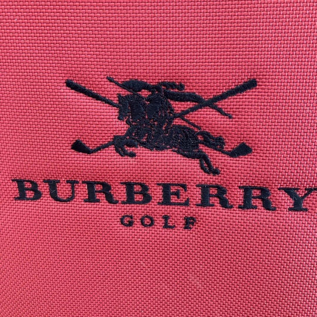 希少　BURBERRY GOLF バーバリーゴルフキャディーバッグ　レッド