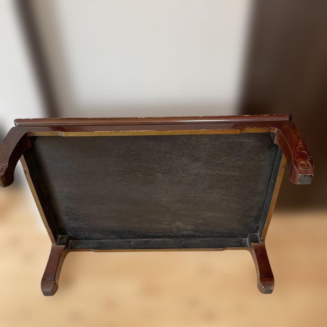 ダークブラウン 木製座卓