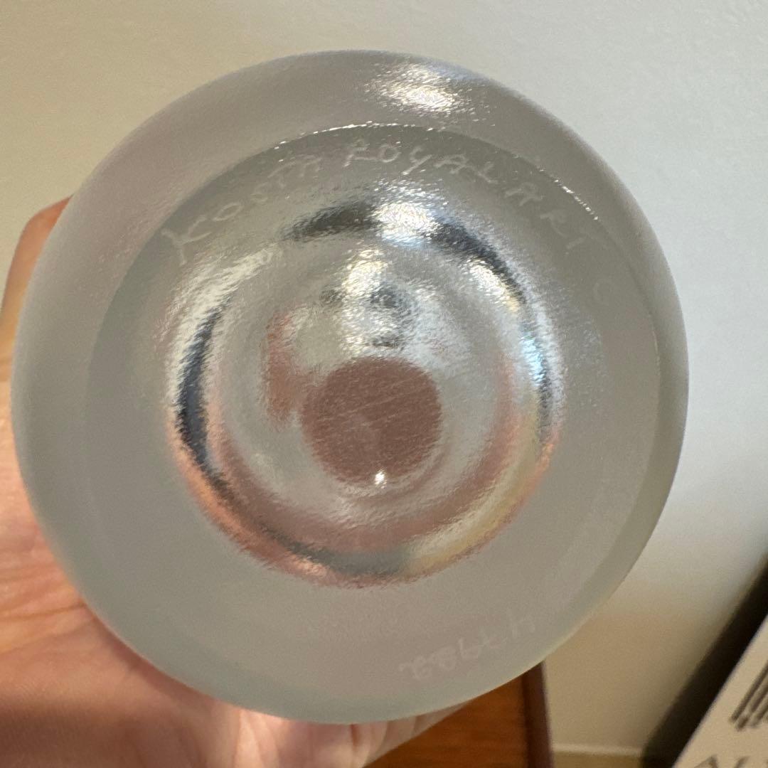 【KostaBoda】ヨーランヴァルフ　一輪挿し　フロストガラス