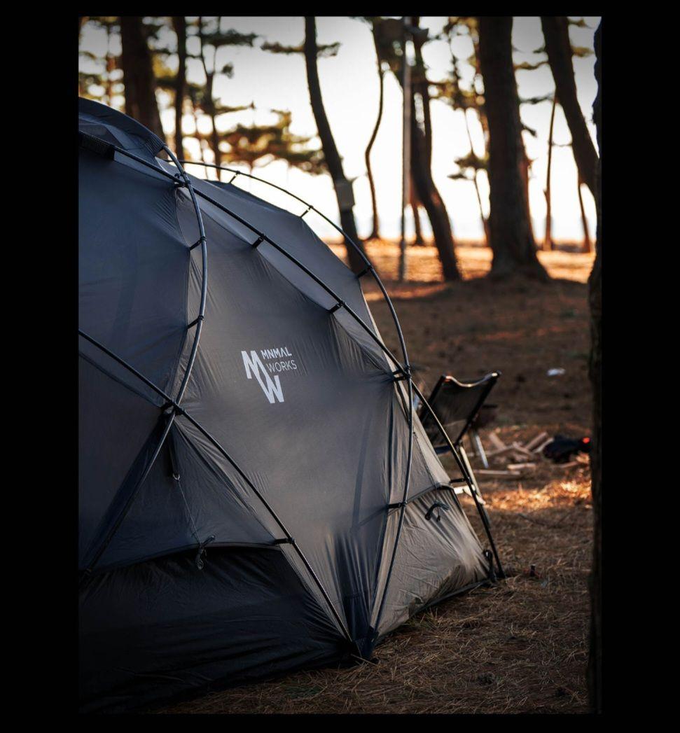 【試し張りのみ】シェルターG 2025 ダイニーマ ブラック グランドシート付き